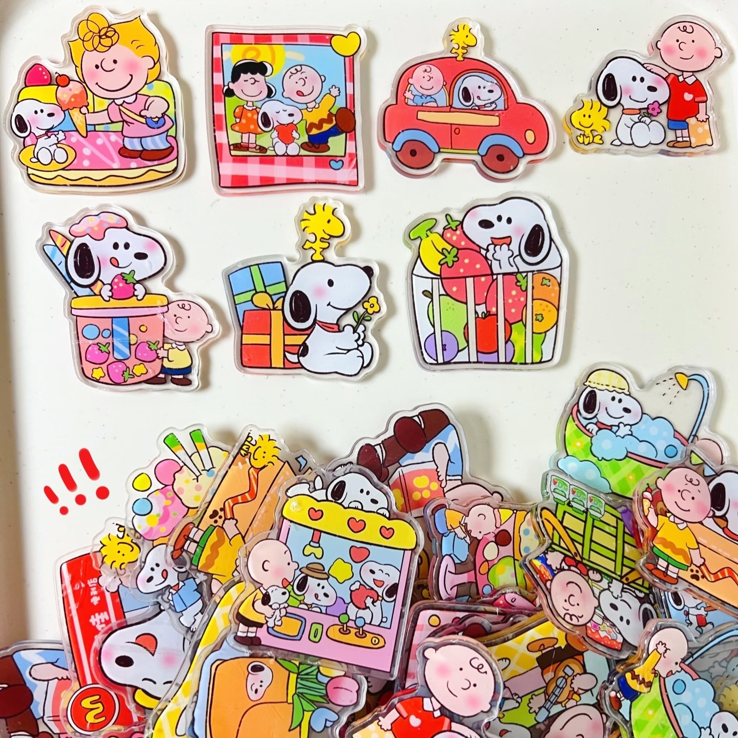 【先拍后选】可爱卡通冰箱贴包挂pp夹系列