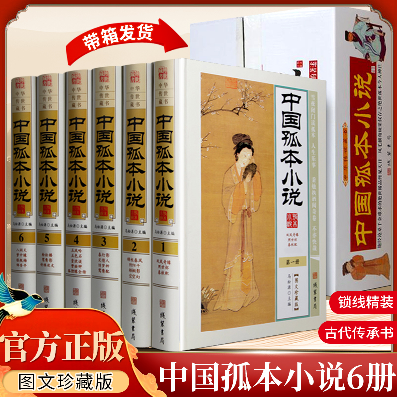 中国孤本小说 中国古代禁毁小说私家藏书 古典文学名著小说集 