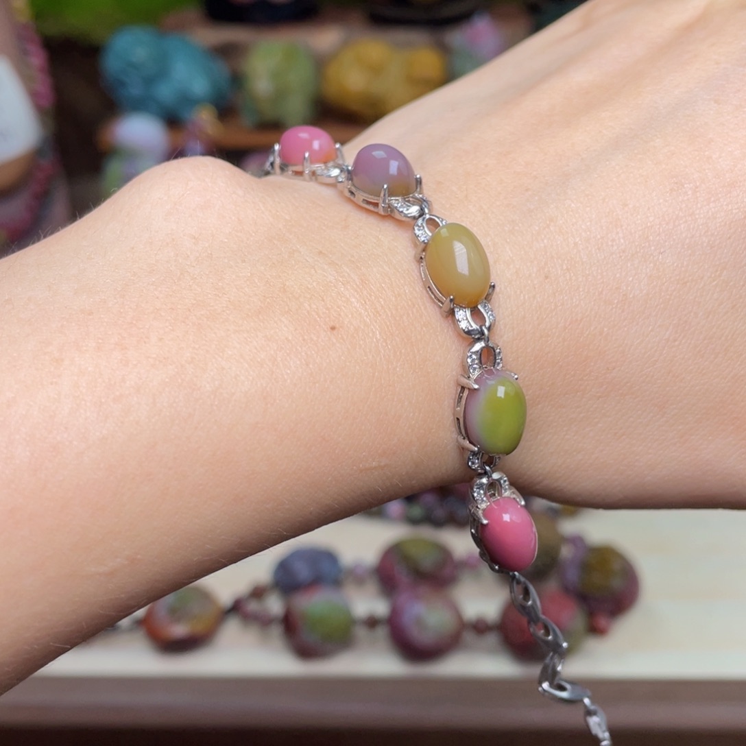 玛瑙/玉髓珠宝半成品银S925镶嵌盐源玛瑙福利