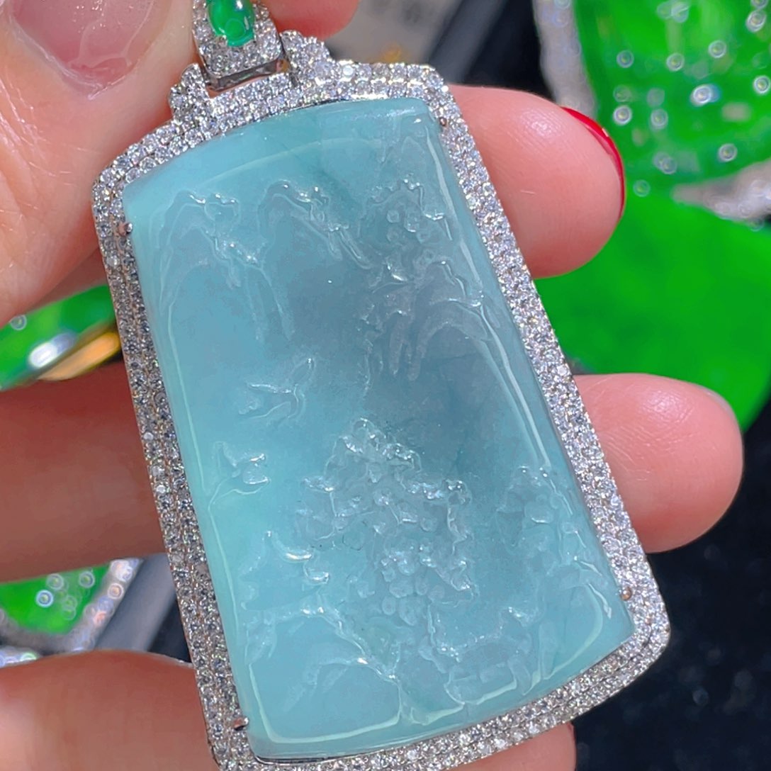 翡翠吊坠(不含链)未镶嵌