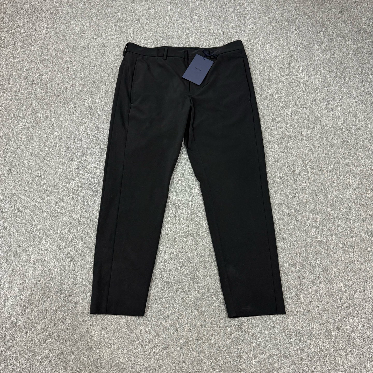 未使用 Prada/普拉达 18174516 24新款黑色休闲西裤 未使用50码