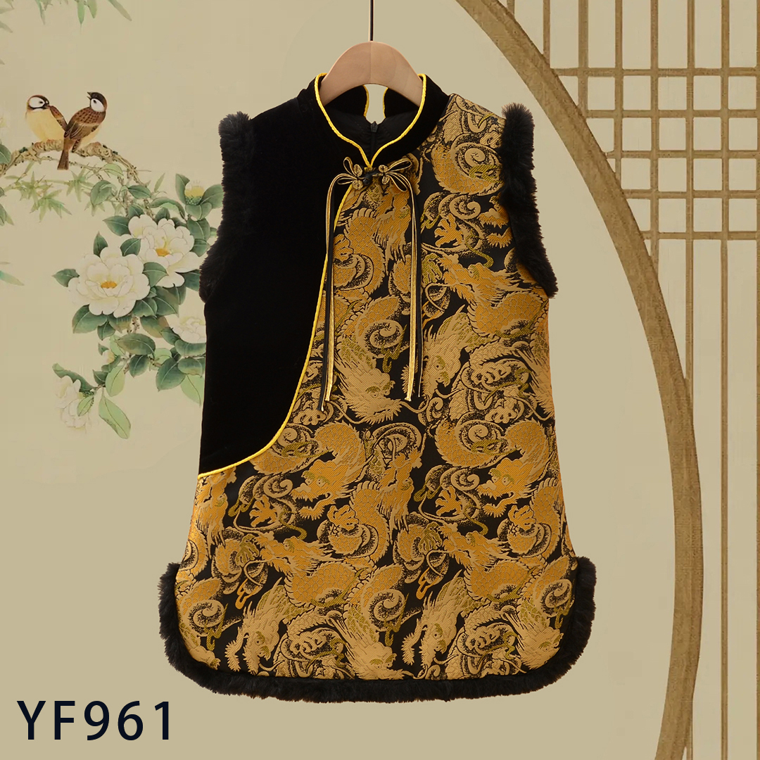 YF961国风儿童连衣裙