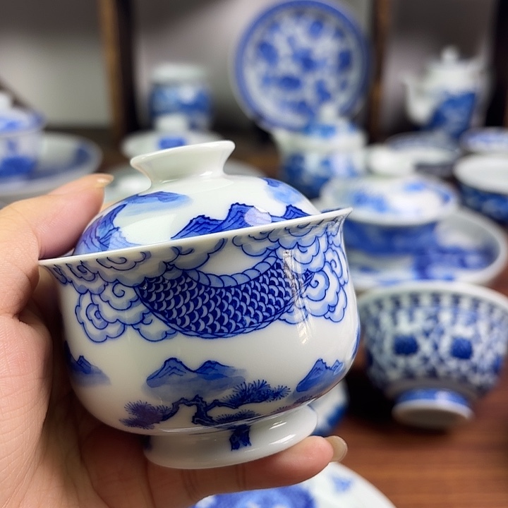 小***胖年终狂欢柴窑手绘微瑕