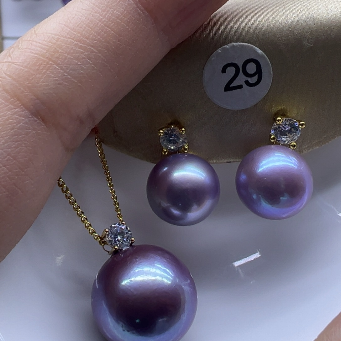 吊坠(赠链)18K金镶嵌淡水珍珠