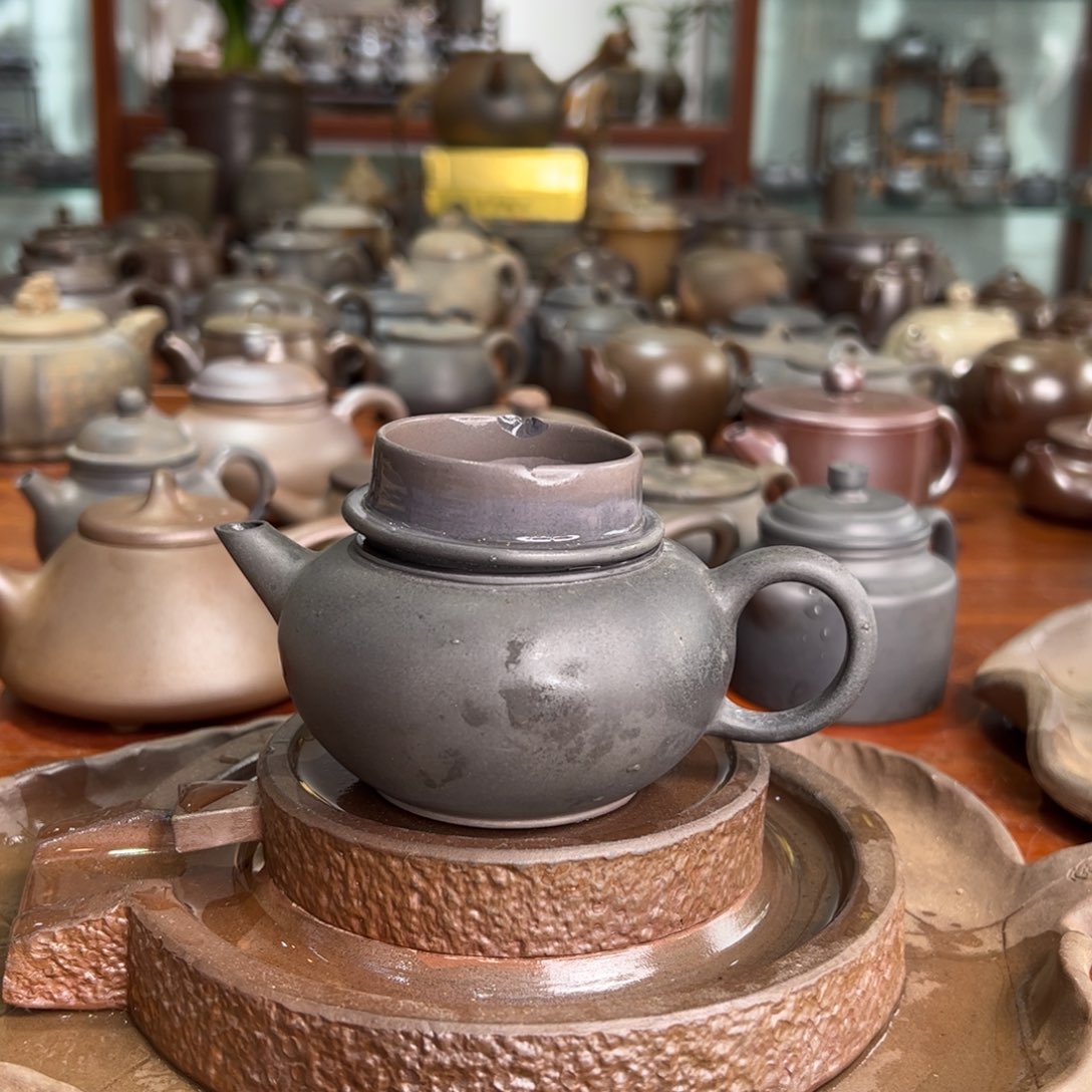 贵台龙窑柴烧茶壶A19