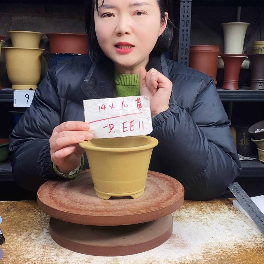 紫砂紫砂花盆一只EE11