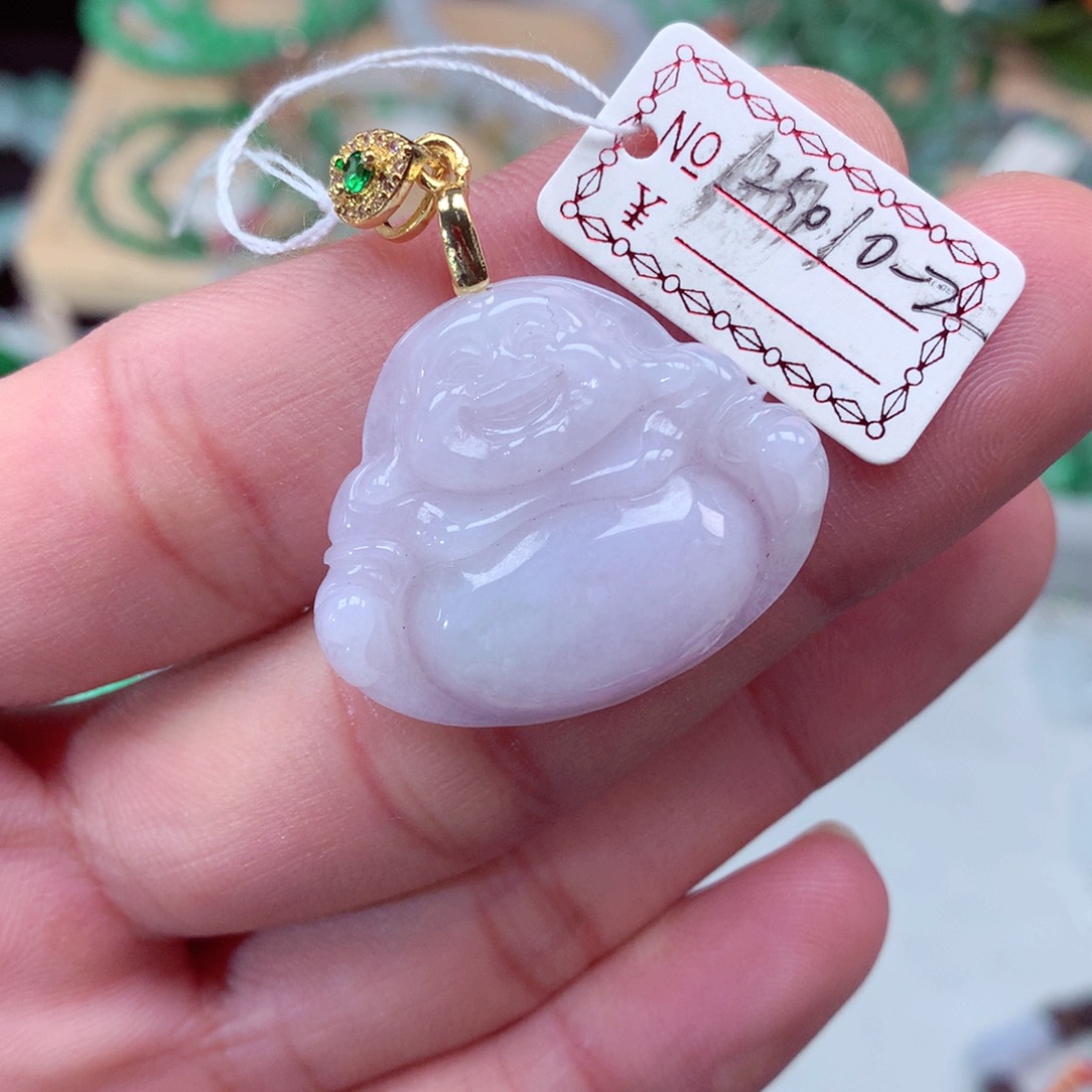 翡翠颈饰未镶嵌翡翠吊坠