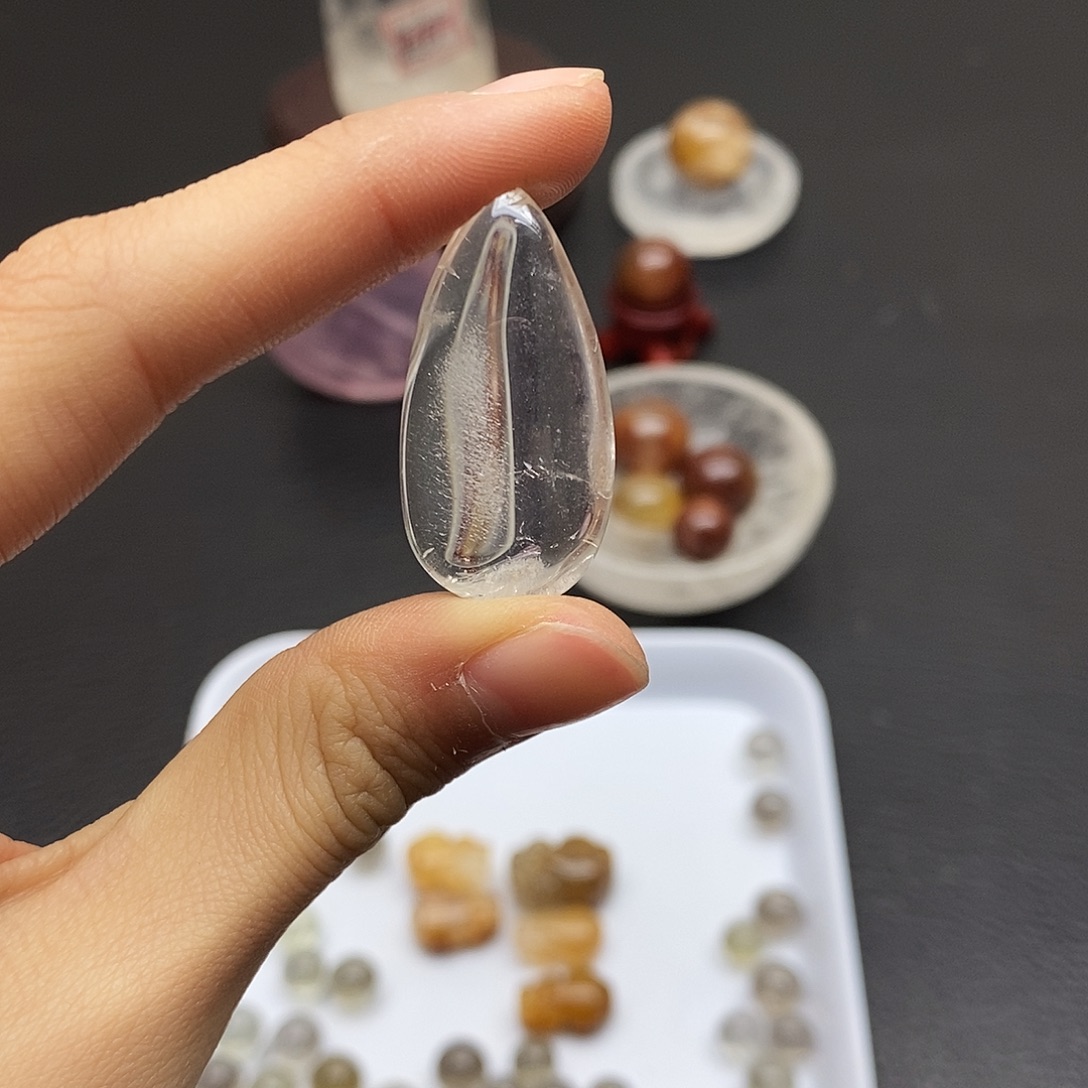 珠宝半成品水晶未镶嵌337水晶石
