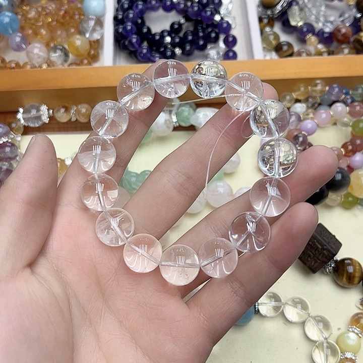 水晶手链未镶嵌白水15