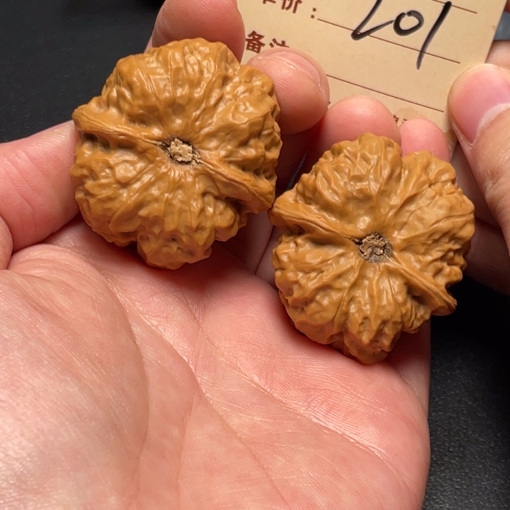 文玩核桃把件蛙蛙39尺以打底201