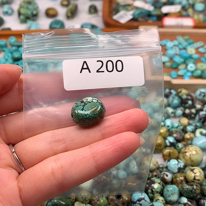 绿松石未镶嵌扣子扣子