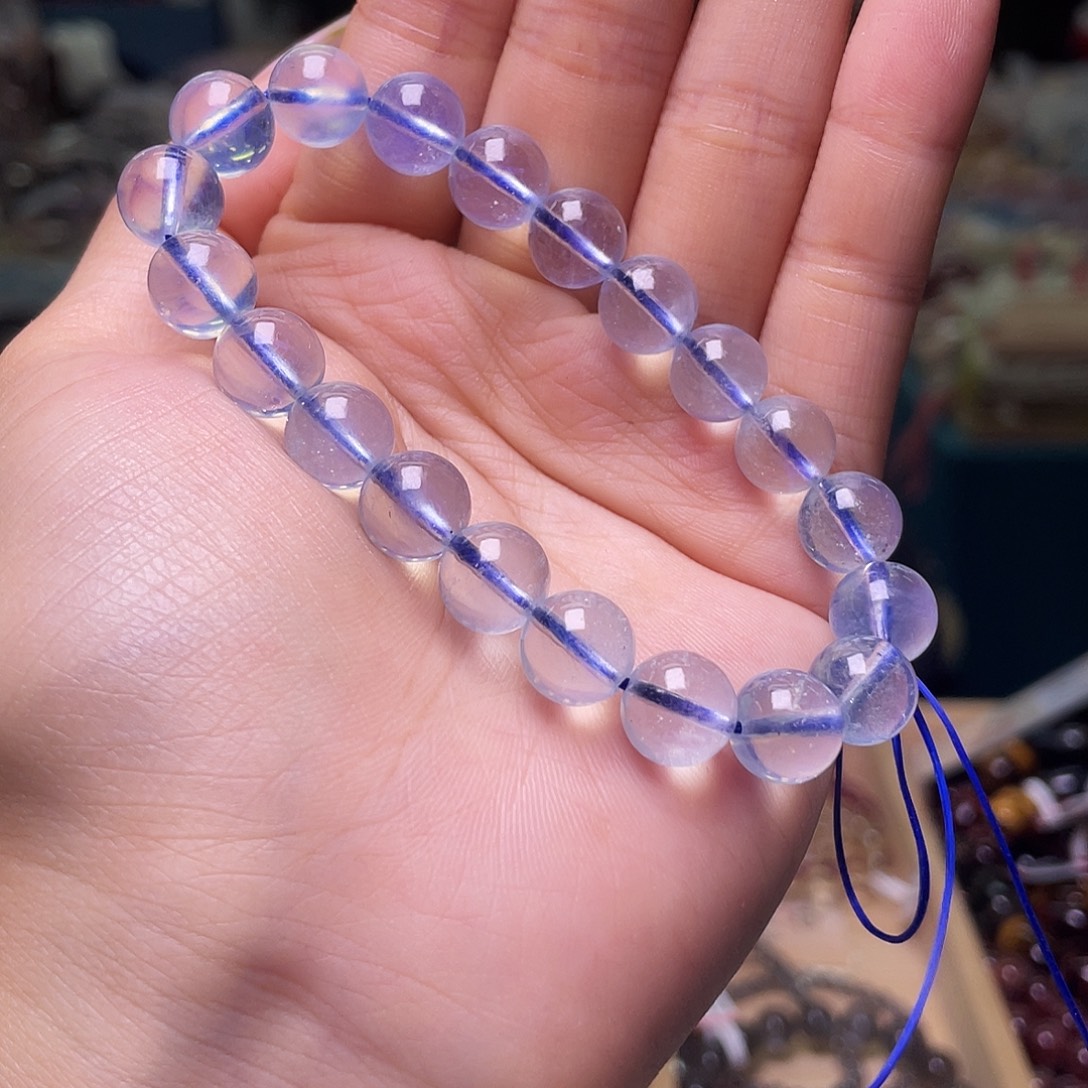 未镶嵌手链海蓝宝石328