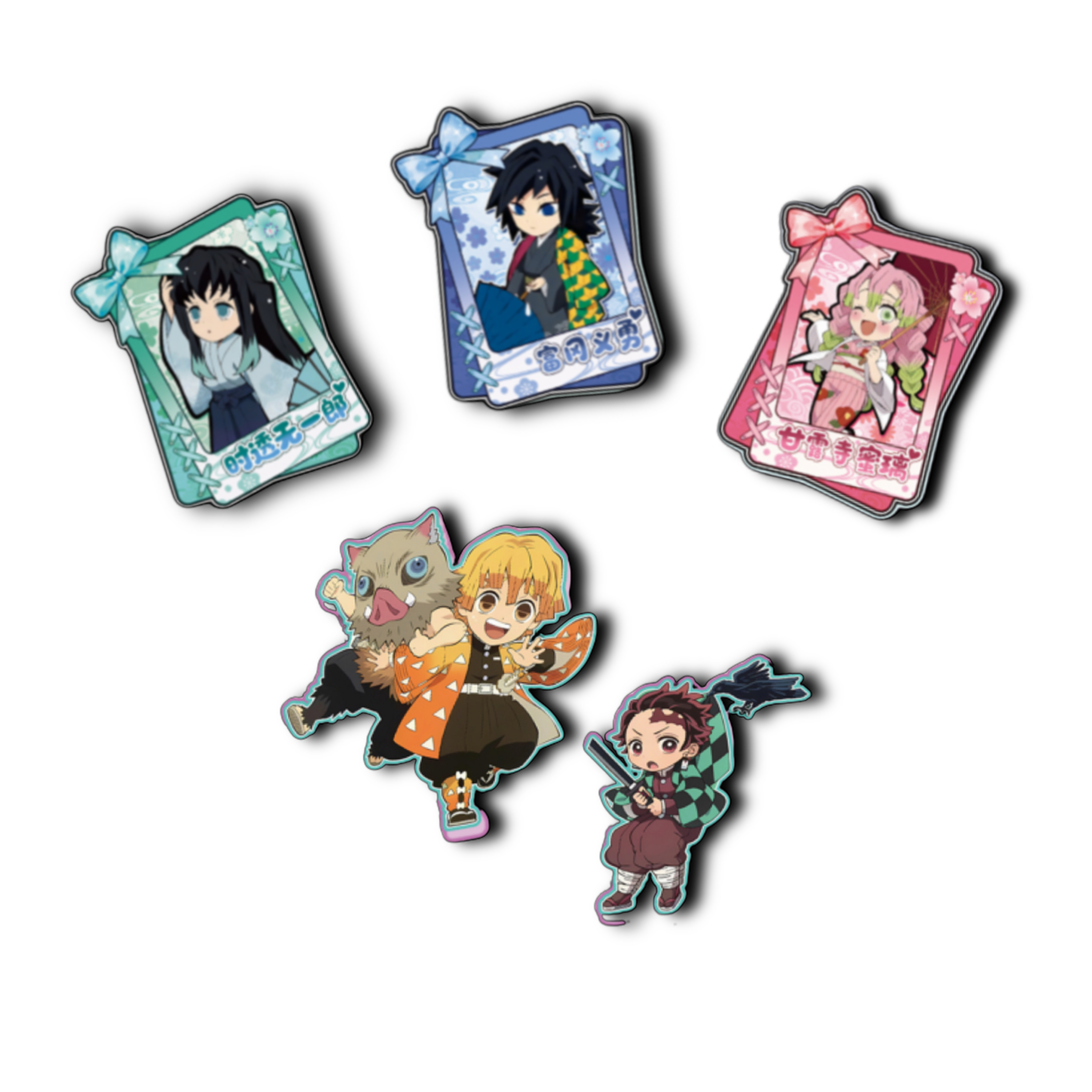 Q谷-【鬼灭之刃】热血羁绊亚克力冰箱贴 国谷二创盲盒/默认代拆