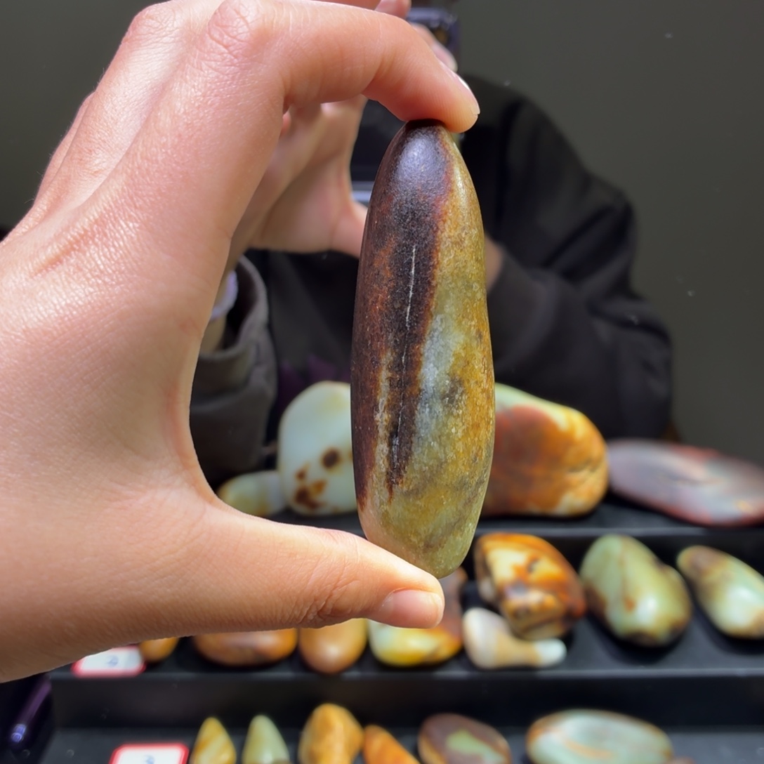 和田玉未镶嵌挂件82