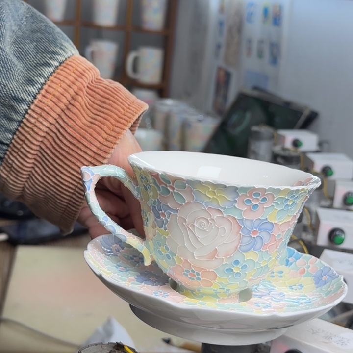 杯子瓷全品无暇咖啡杯碟