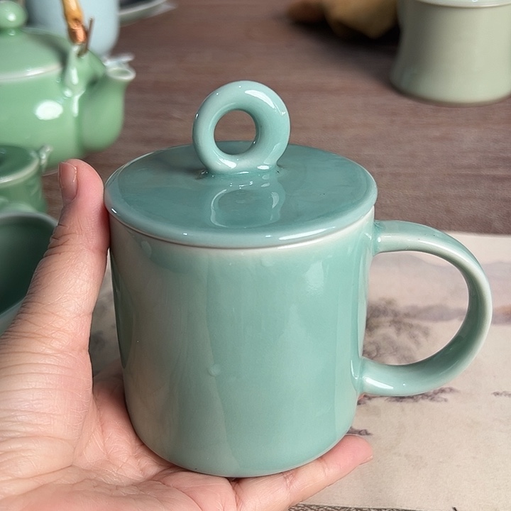 小米茶器龙泉青瓷