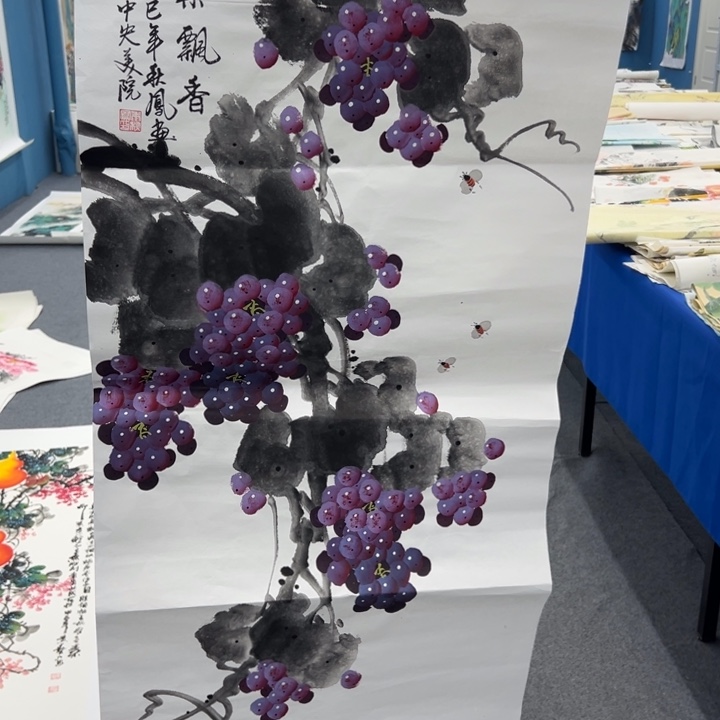 国画宣纸纯手绘字画