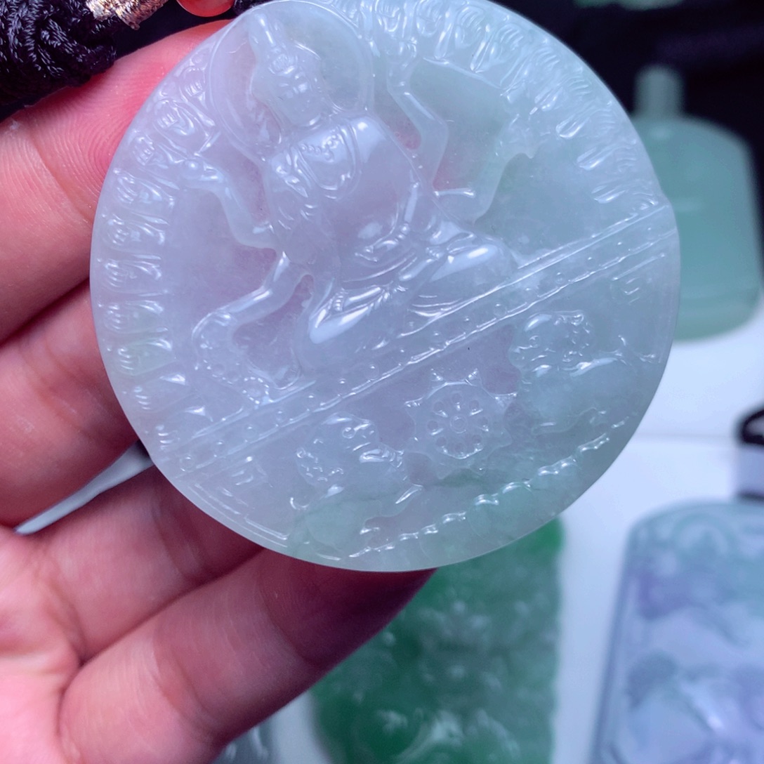 翡翠未镶嵌颈饰天然a货翡翠
