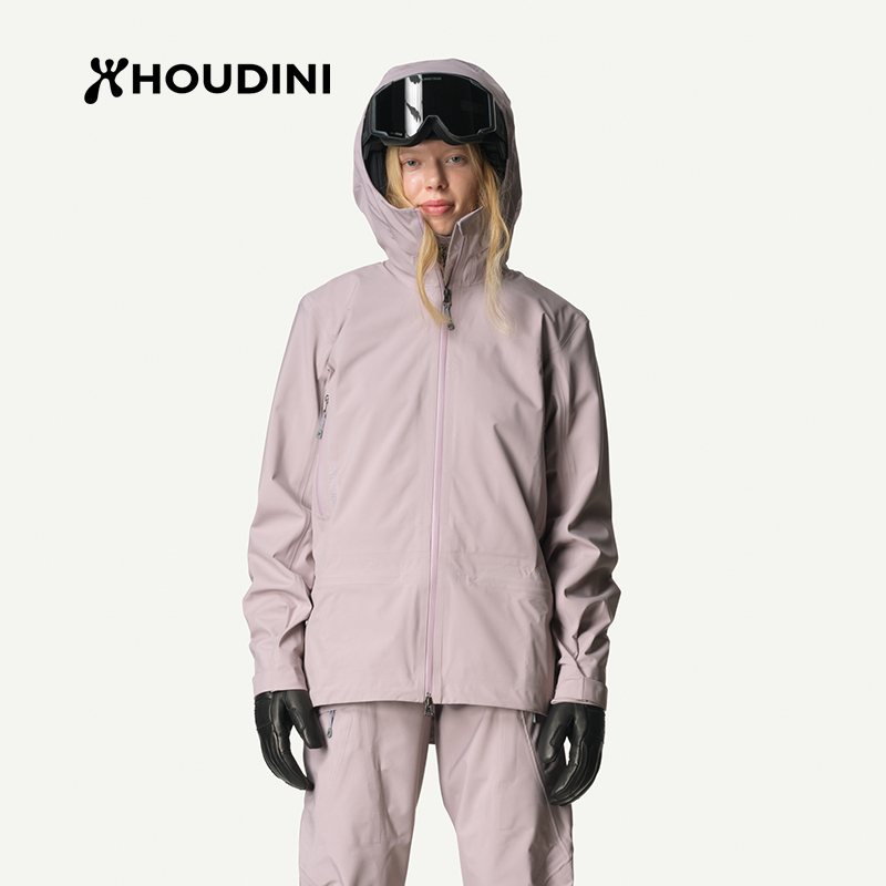 HOUDINI/胡丁尼Ride Jacket飞车 户外滑雪防风连帽冲锋衣 女款