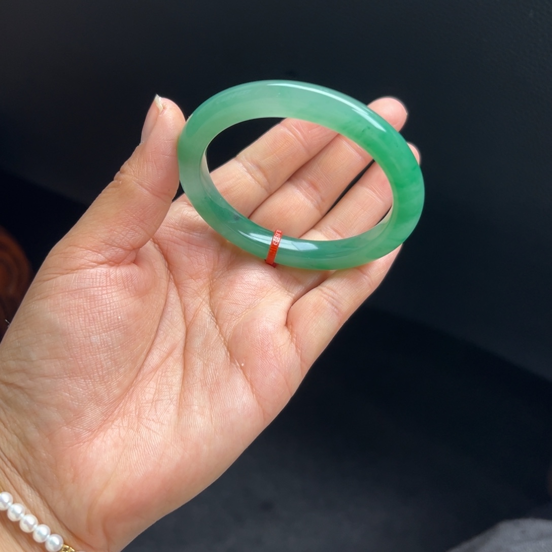 石英质玉未镶嵌手镯非洲翠55