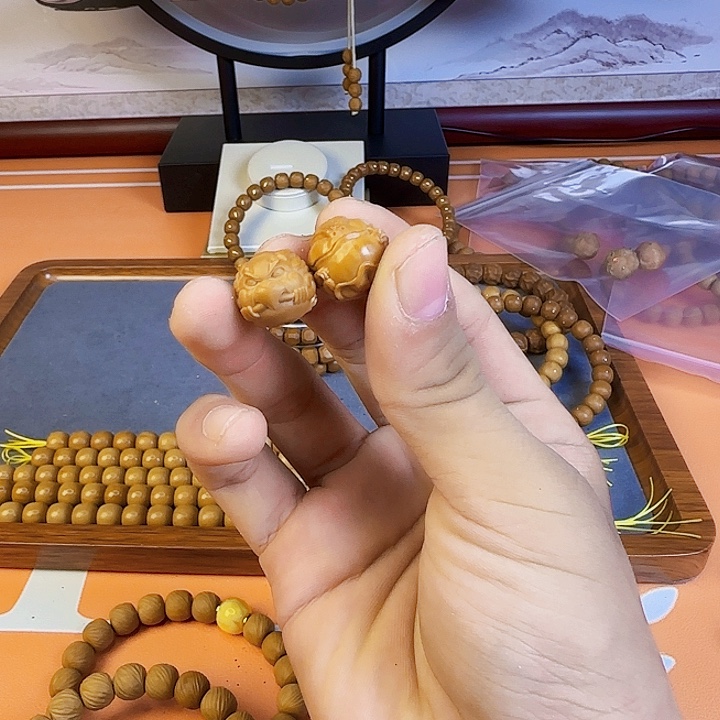 猴头核桃手串单颗