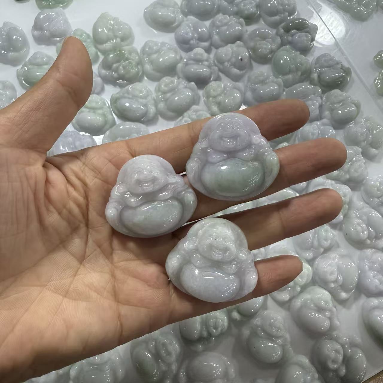 天然A货翡翠佛公吊坠-b912-多样性发一