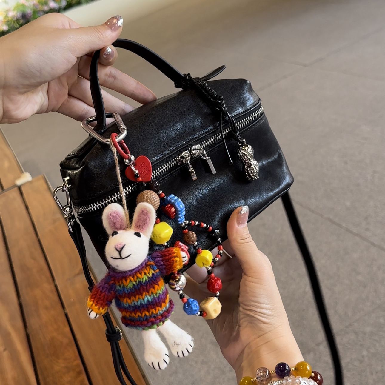 2025新款高级感手提包饭盒包简约经典小方包百搭斜挎手机包7655