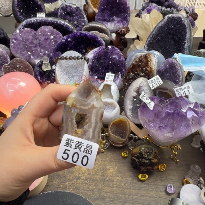 未镶嵌大型摆件（非配饰）紫晶500