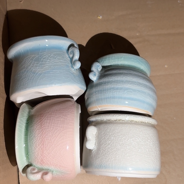 红陶量货｜口高深浅搭配发6