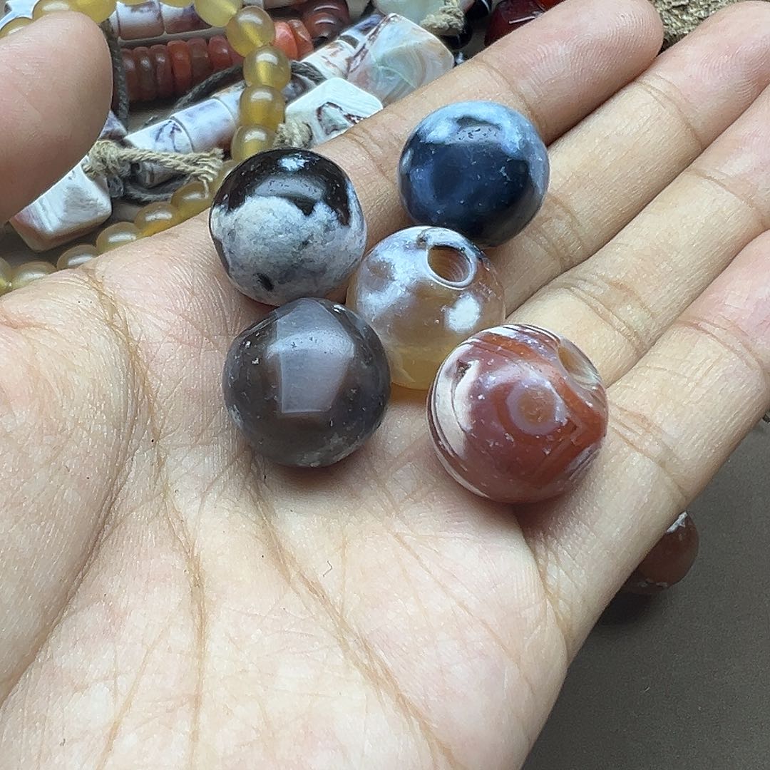 玛瑙/玉髓合金珠宝半成品梧*