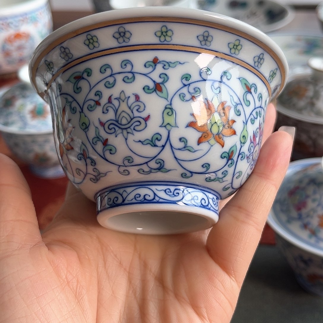 微瑕手工手绘茶具353