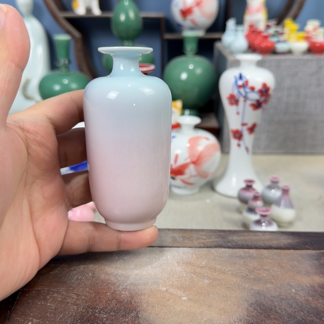 陶瓷手工小花器摆件