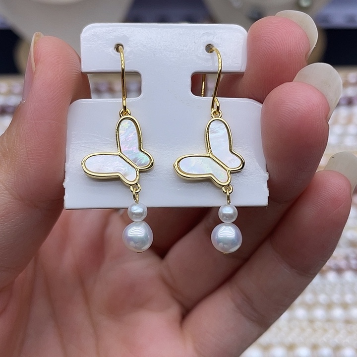 淡水珍珠颈饰银S925镶嵌