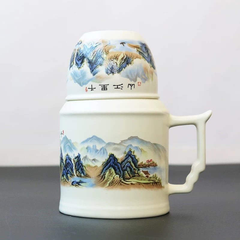 千里江山闷泡杯旅行茶具@B28(flk)