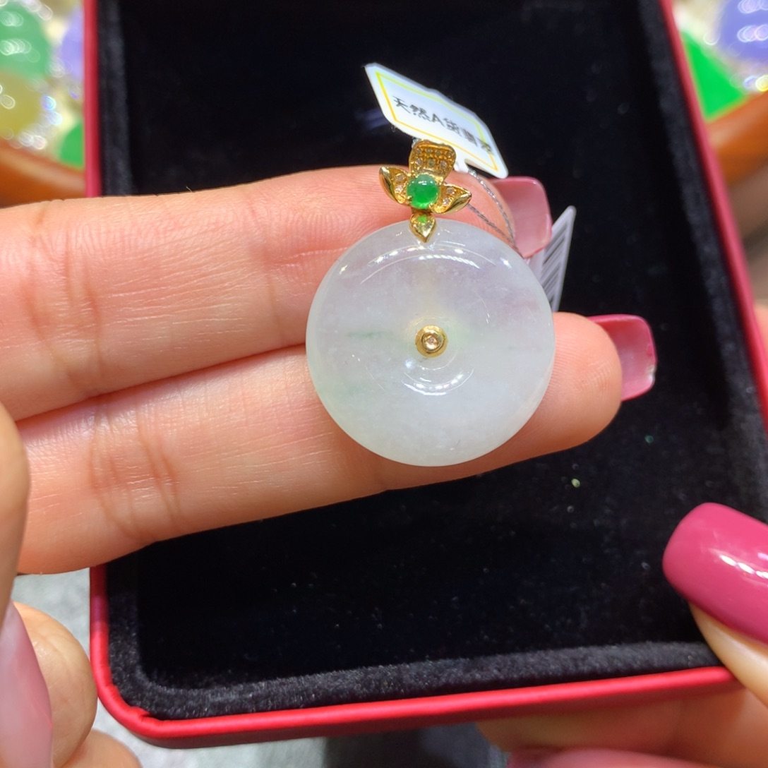 颈饰未镶嵌翡翠翡翠吊坠