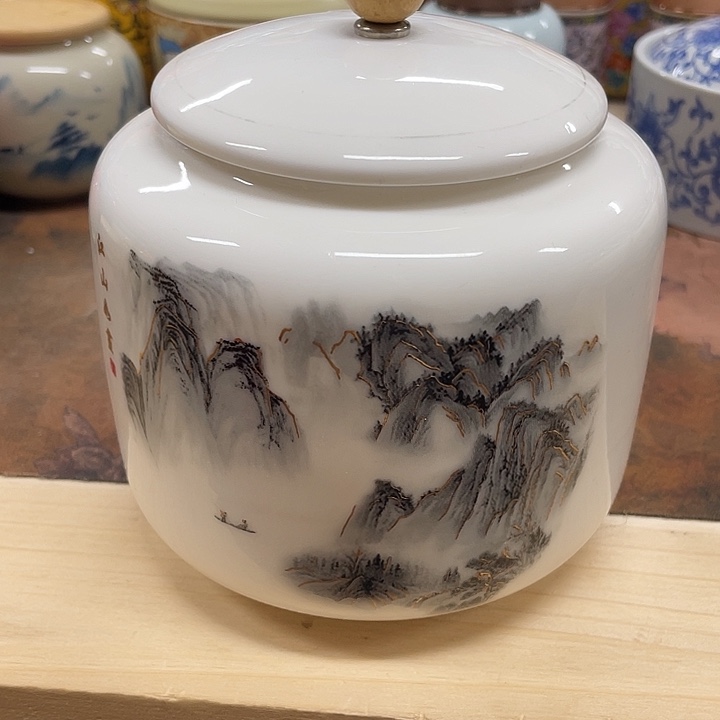 陶瓷罐茶叶罐密封罐储物罐