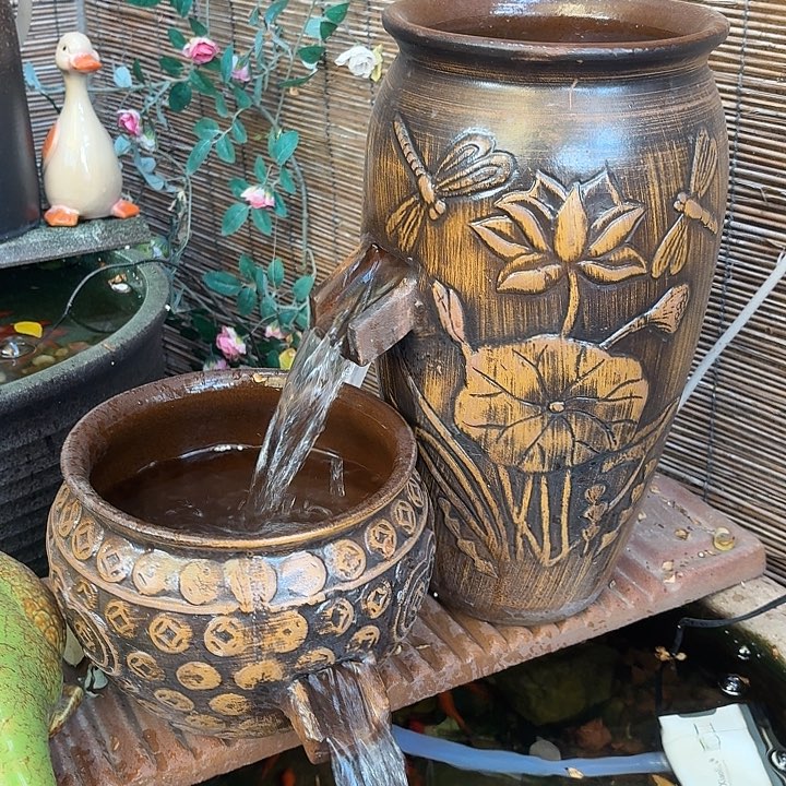 粗陶口径19/39，20/16➕15W水泵➕水管➕过滤棉