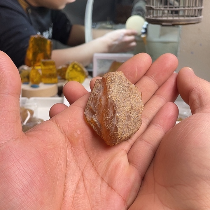 ℡***欣定制琥珀未镶嵌天然琥珀蜜蜡