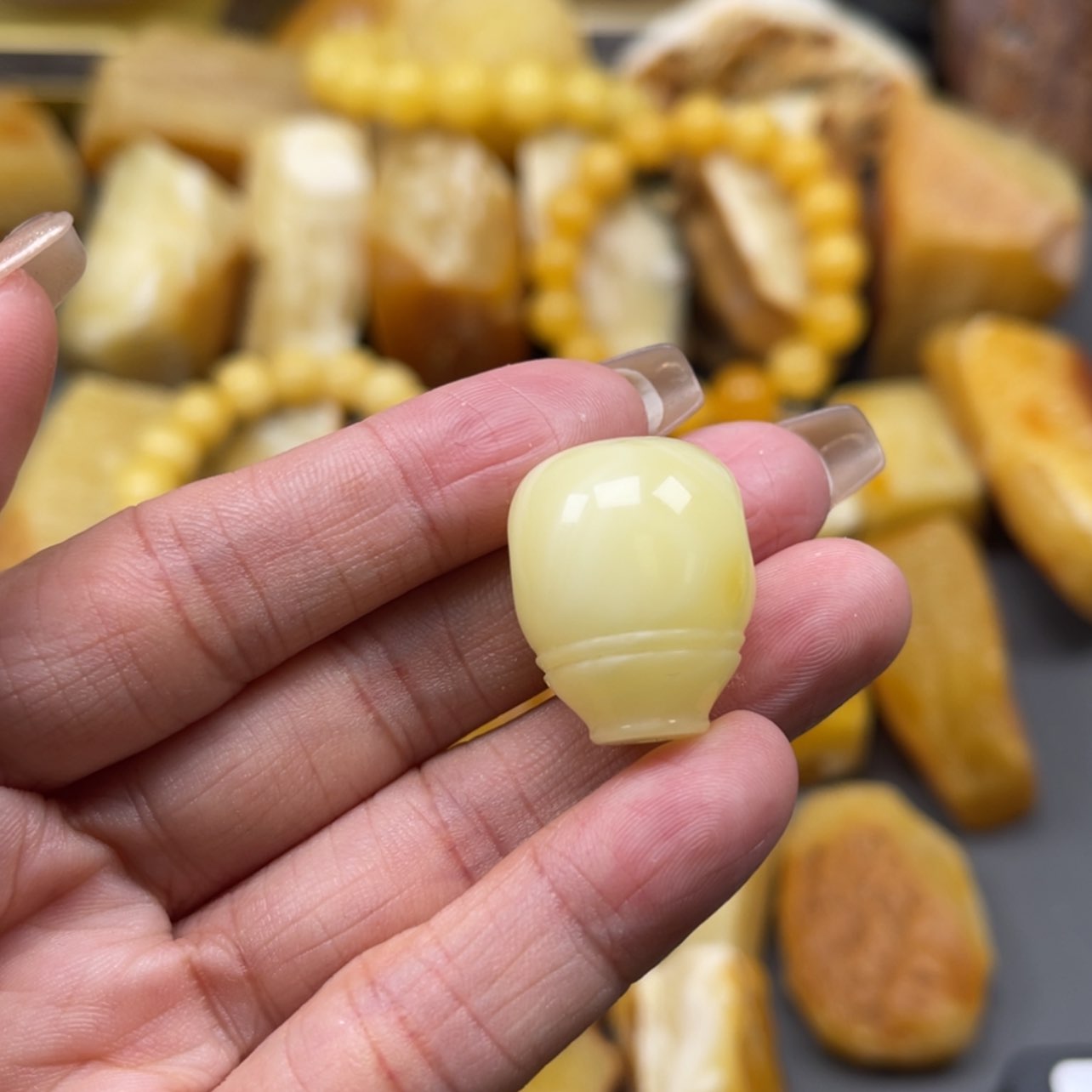 【闪购商品】未镶嵌定制琥珀天然琥珀蜜蜡原石定制