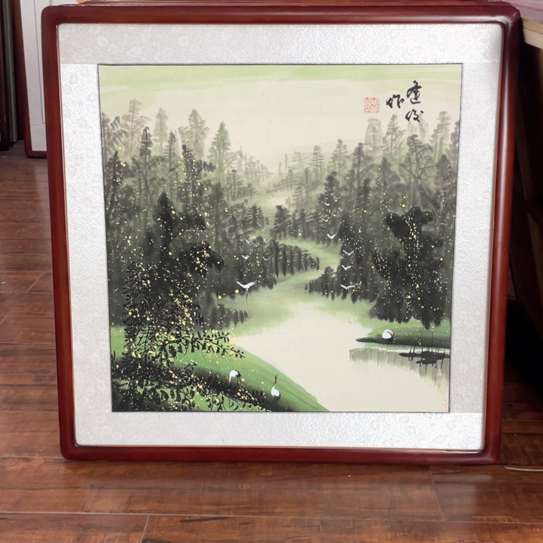 国画带框尺寸63*63厘米