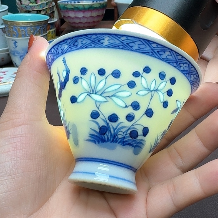 瓷片景德镇仿古手工制作精品展示