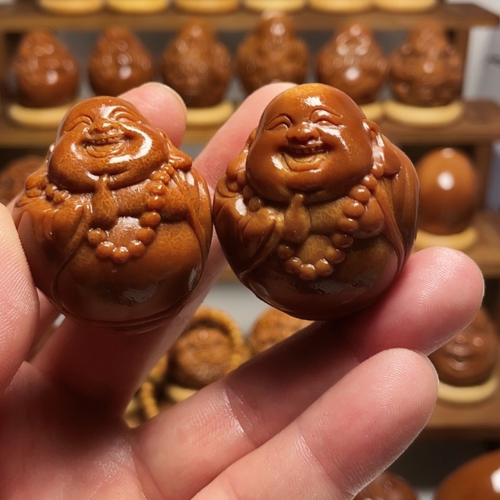 橄榄核手串/手链3.7大肚弥勒佛