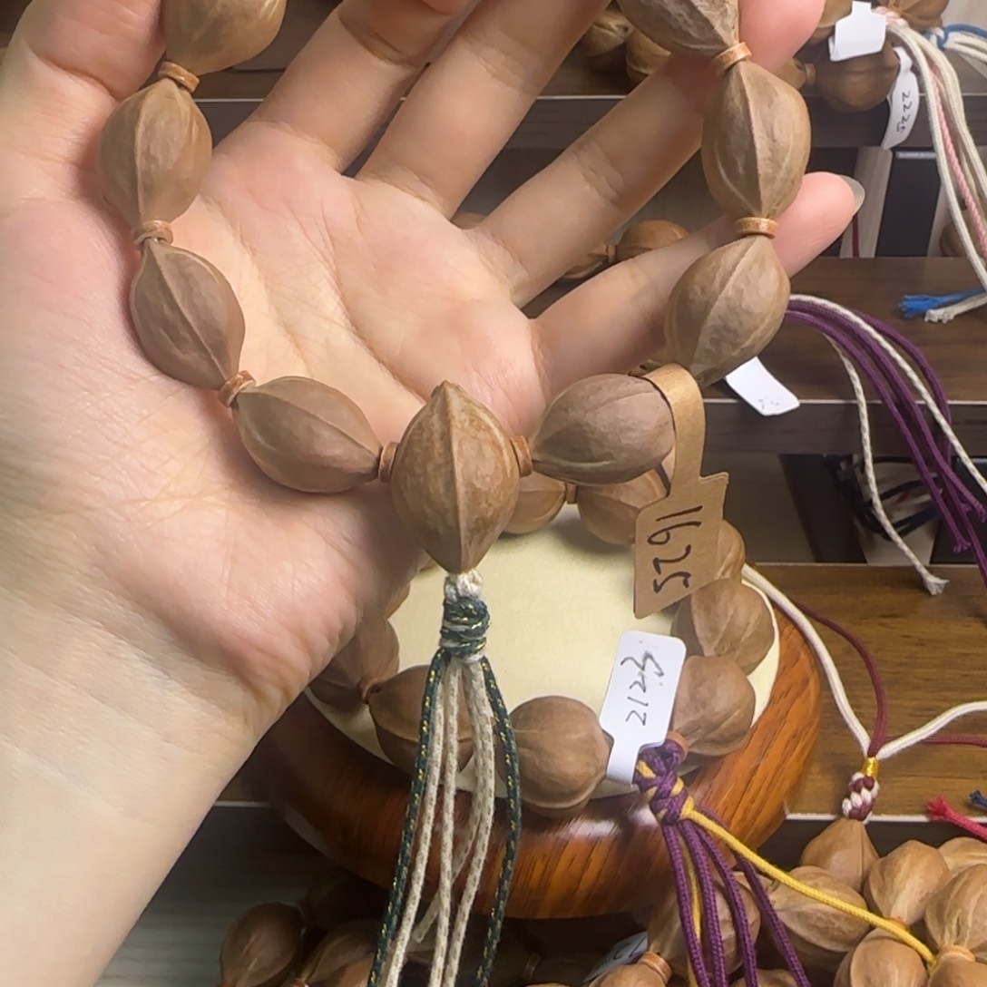 橄榄核手串梅林铁核三花鲨鱼背1625带三通
