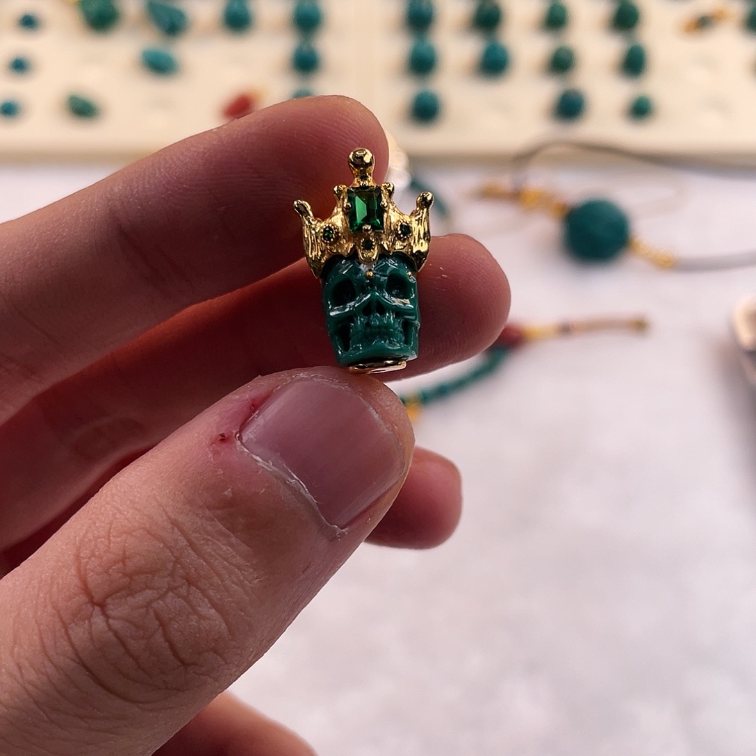 绿松石未镶嵌配饰