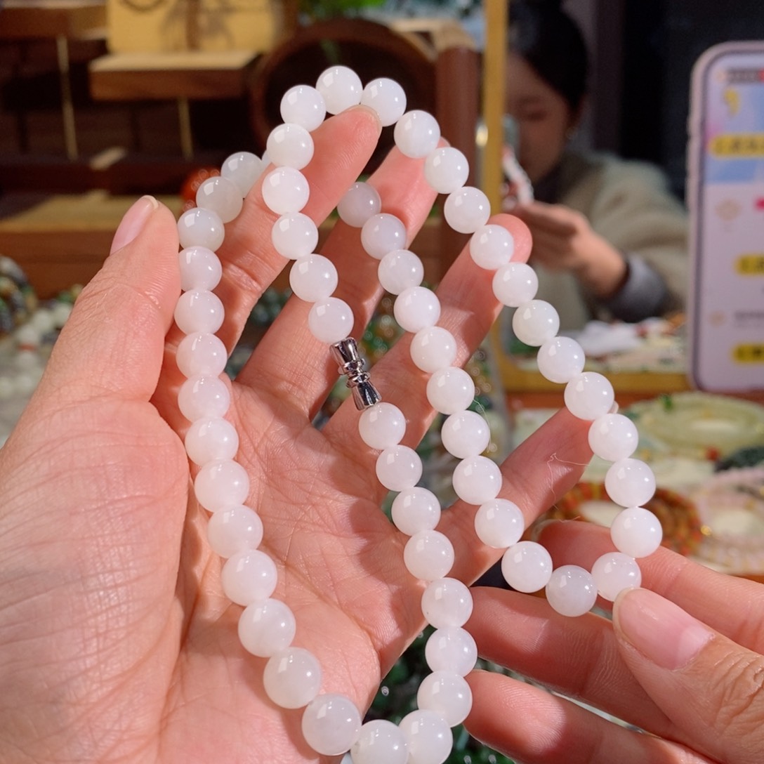 和田玉手串多样性拍一发一未镶嵌