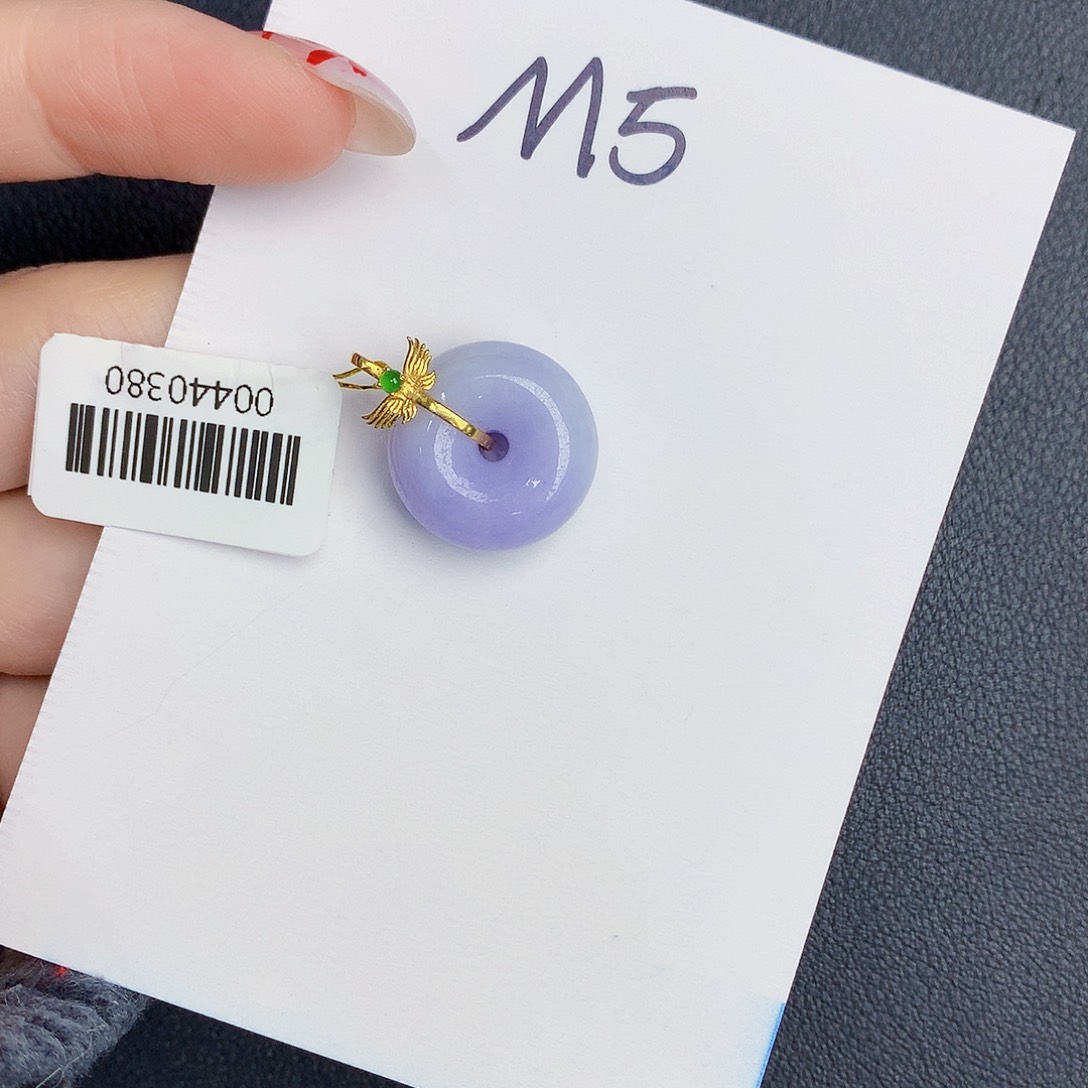 【闪购商品】翡翠颈饰18K金镶嵌0000000000