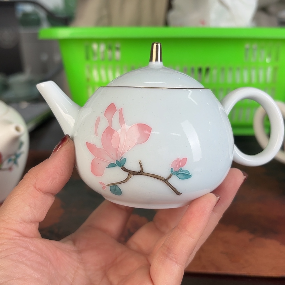 龙泉云间青瓷小米茶器