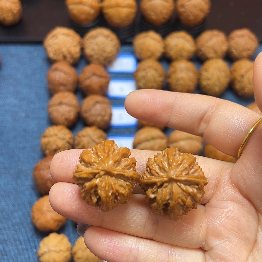 吊坠文玩核桃八棱27尺全品无修