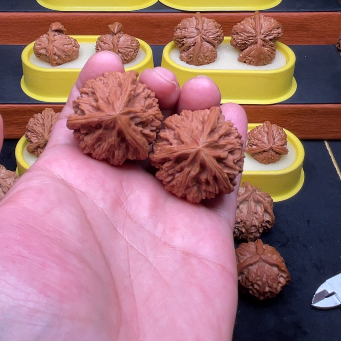 核桃手串/手链玉龙粗筋正奔40