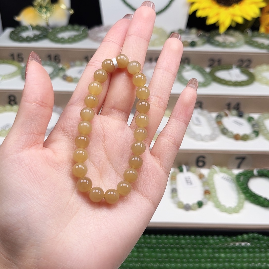 迟***迟和田玉未镶嵌手链